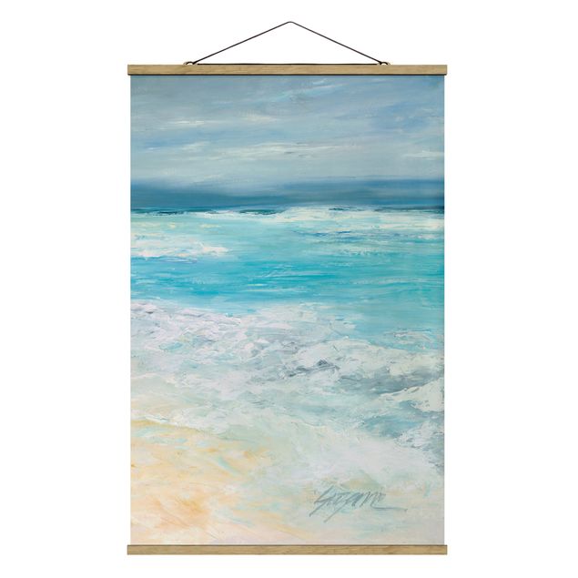 Fabric print with poster hangers - Storm On The Sea II