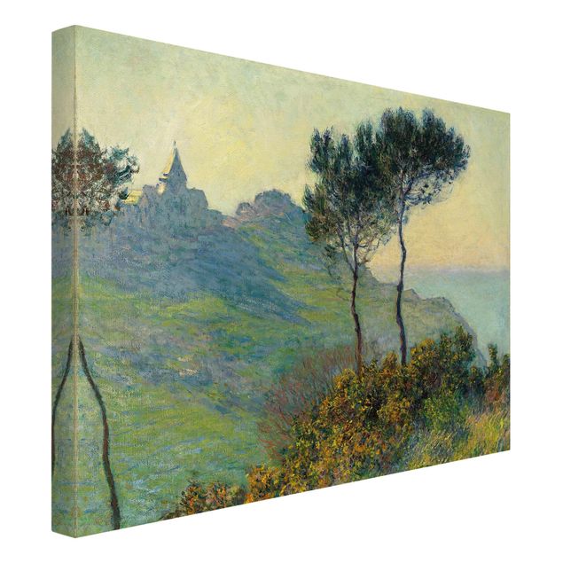 Print on canvas - Claude Monet - The Church Of Varengeville At Evening Sun