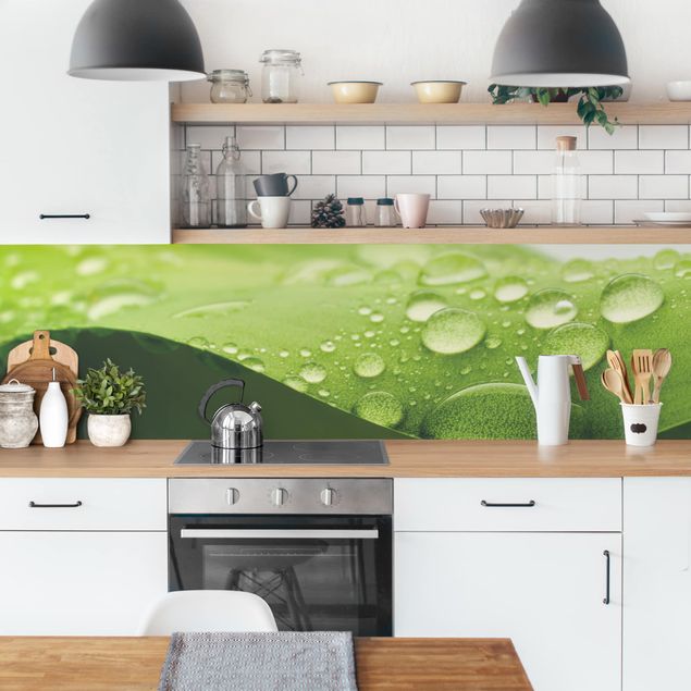 Kitchen wall cladding - Drops Of Nature