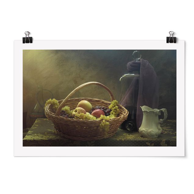 Poster - Still Life With Fruit Basket