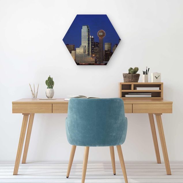 Wooden hexagon - Dallas