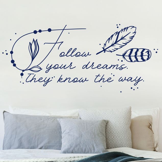Wall decals quotes Follow your Dreams