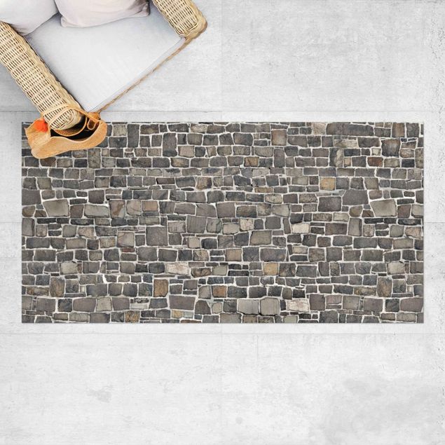 Balcony rugs Quarry Stone Wallpaper Natural Stone Wall