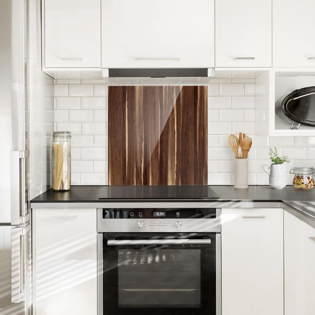 Wood effect splashbacks for kitchens Manio