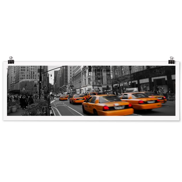 Panoramic poster architecture & skyline - New York, New York!