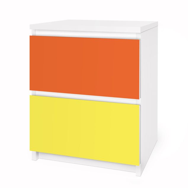 Adhesive film for furniture IKEA - Malm chest of 2x drawers - Colour Set Summer