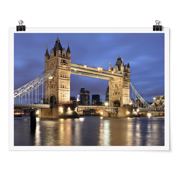 Poster - Tower Bridge At Night