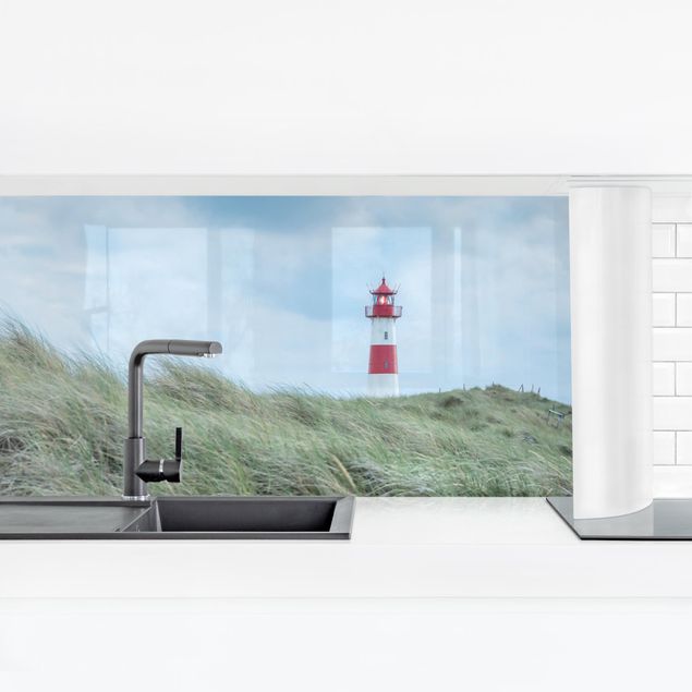 Kitchen wall cladding - Stormy Times At The Lighthouse