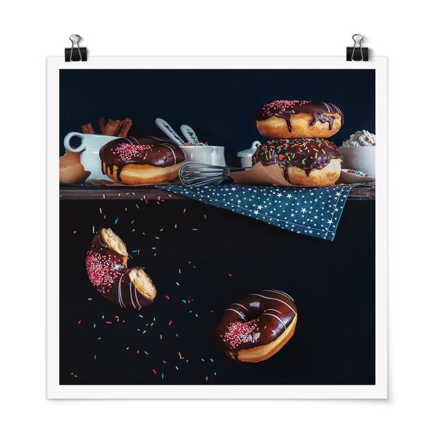 Poster - Donuts from the Kitchen Shelf