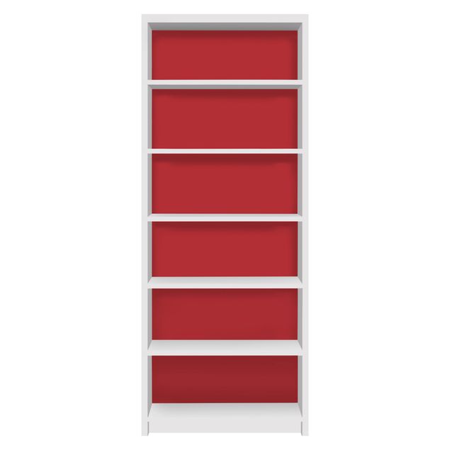 Adhesive film for furniture IKEA - Billy bookcase - Colour Carmin