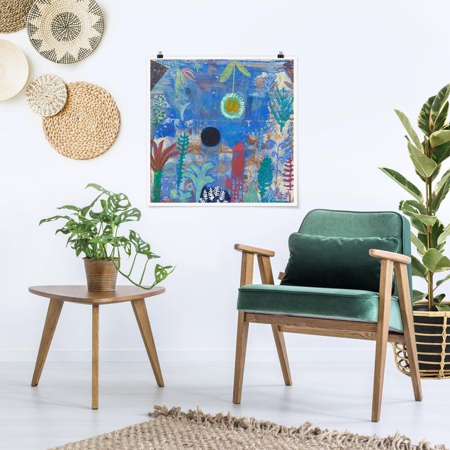 Poster - Paul Klee - Sunken Landscape