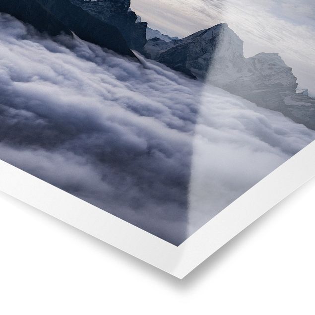 Poster - Sea Of ​​Clouds In The Himalayas