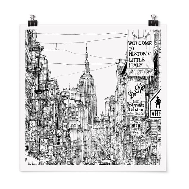 Poster - City Study - Little Italy