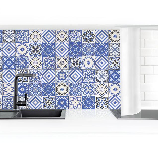 Kitchen wall cladding - Mediterranean Tile Pattern