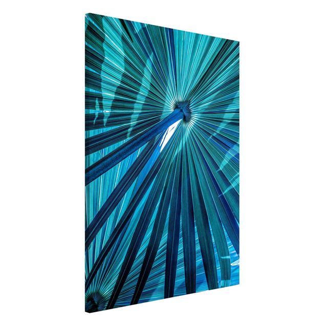 Magnetic memo board - Tropical Plants Palm Leaf In Turquoise