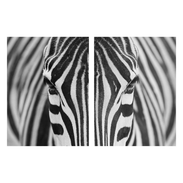 Print on canvas 2 parts - Zebra Look