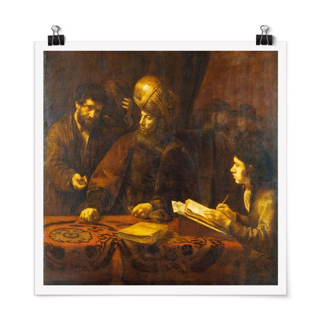 Poster - Rembrandt Van Rijn - Parable of the Labourers