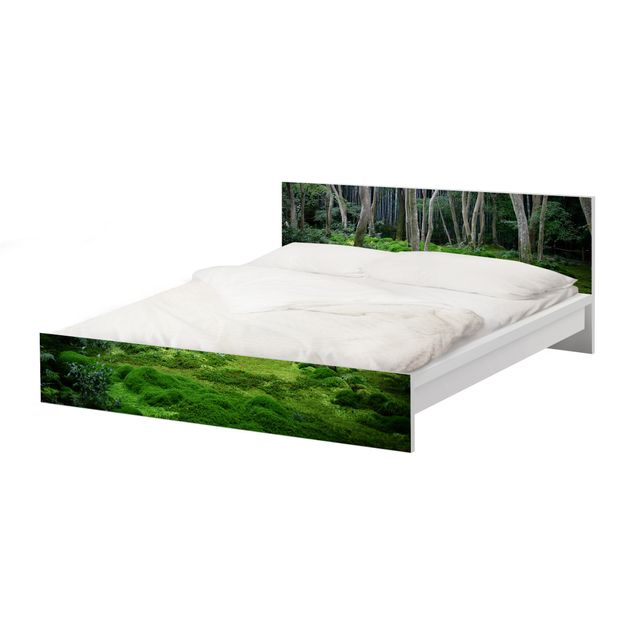 Adhesive film for furniture IKEA - Malm bed 180x200cm - Japanese Forest