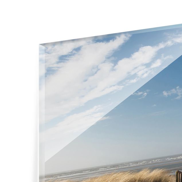Glass Splashback - Baltic Sea Beach - Square 1:1