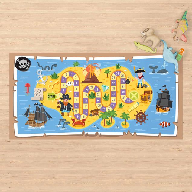Balcony rugs Playoom Mat Pirates - Looking For the Treasure