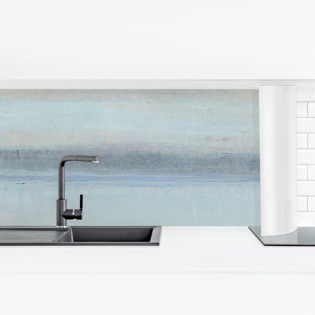 Kitchen wall cladding - Horizon Over Blue I