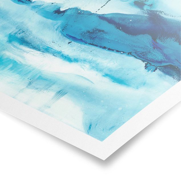 Poster - Blue Flow I