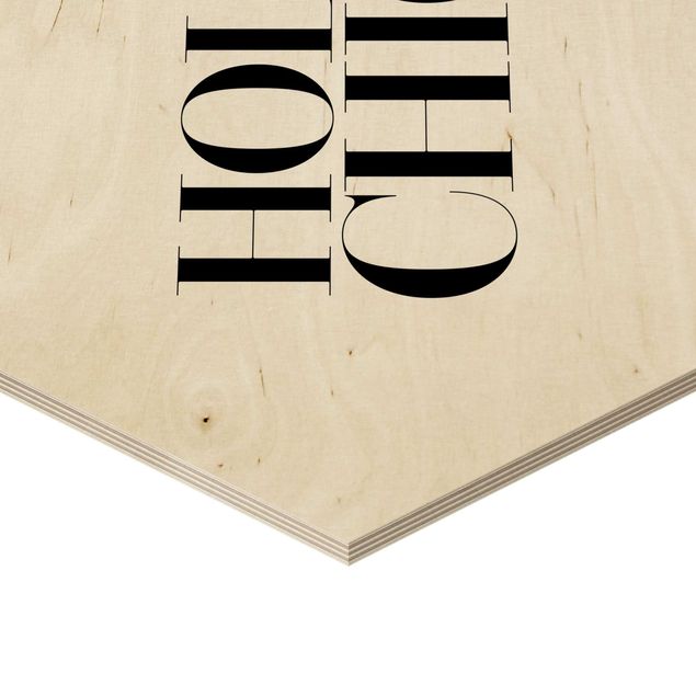 Wooden hexagon - Holy Chic & Vogue