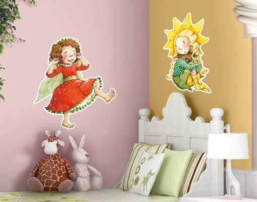 Wall stickers fairy No.677 Little Strawberry Strawberry Fairy - A Sunny Day