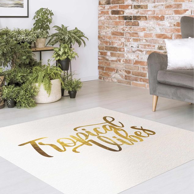 Outdoor rugs Gold - Tropical Vibes