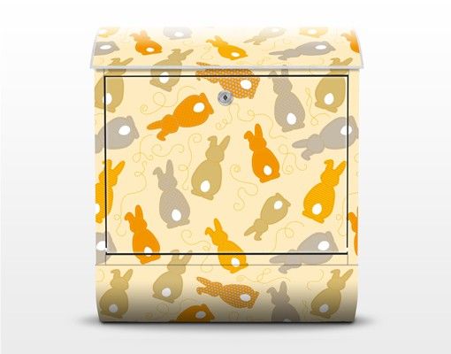 Letterbox - Yellow Bunny Pattern