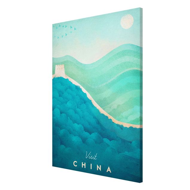 Magnetic memo board - Travel Poster - China
