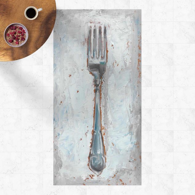 balcony mat Impressionistic Cutlery - Fork