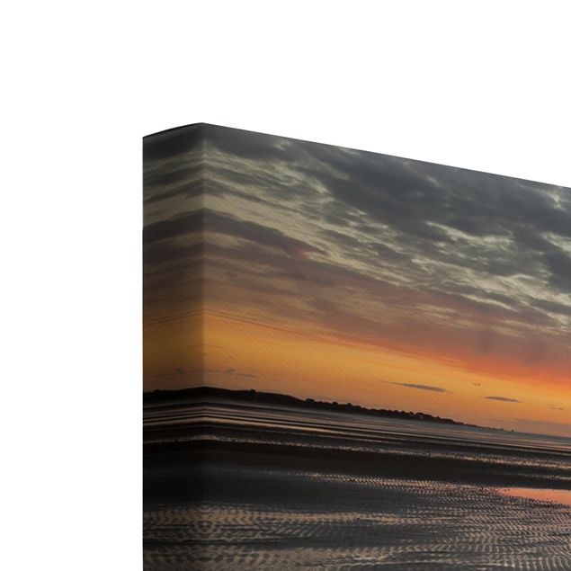 Print on canvas - Sunrise Over The Mudflat