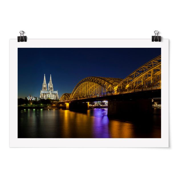 Poster - Cologne At Night
