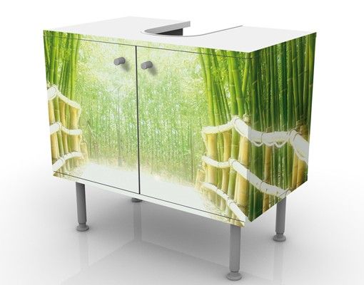 Wash basin cabinet design - Bamboo Way