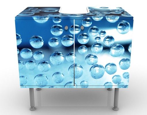 Wash basin cabinet design - Dark Bubbles