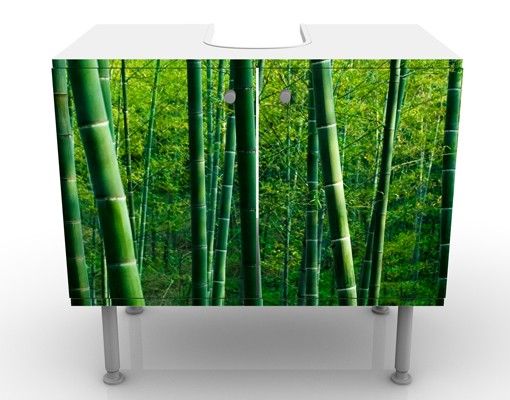 Wash basin cabinet design - Bamboo Forest No.2
