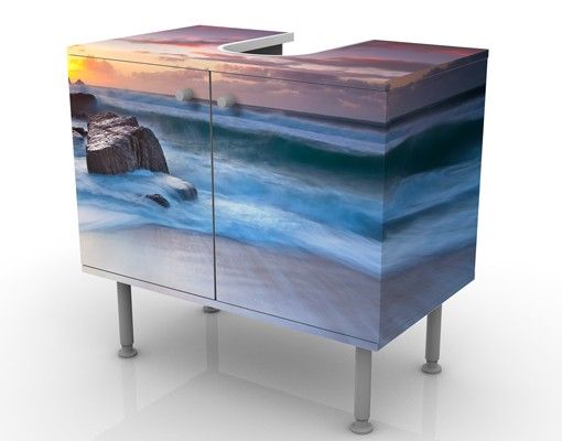 Wash basin cabinet design - By The Sea In Cornwall
