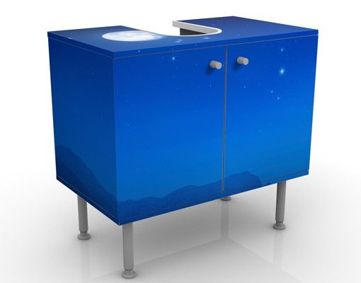 Wash basin cabinet design - A Wish At Full Moon