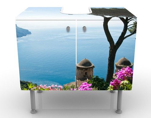Wash basin cabinet design - View From The Garden Over The Sea