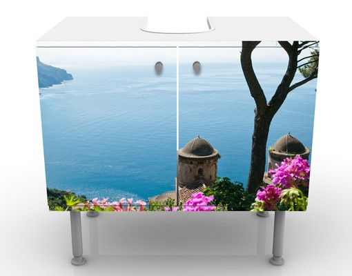 Wash basin cabinet design - View From The Garden Over The Sea