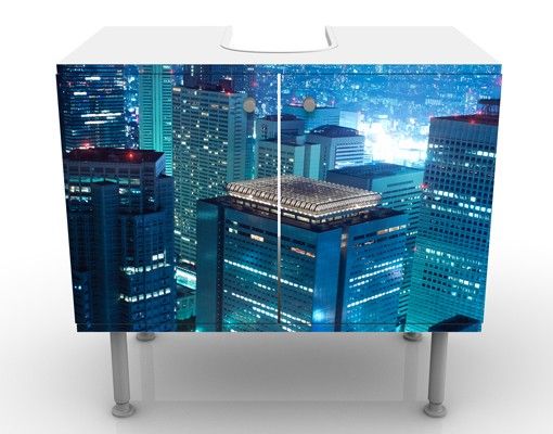 Wash basin cabinet design - The Atmosphere In Tokyo