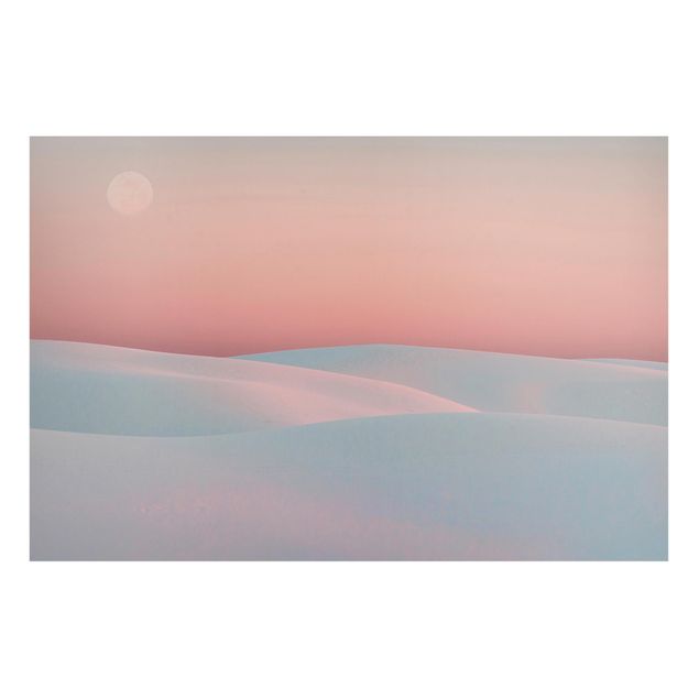 Magnetic memo board - Dunes In The Moonlight