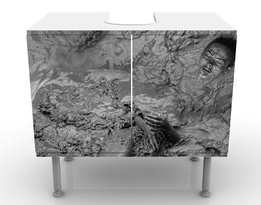 Wash basin cabinet design - Disturbing Bath