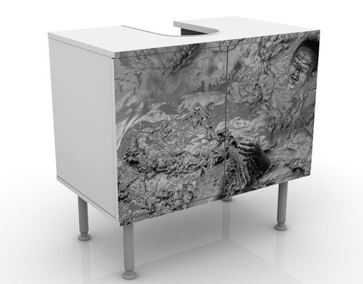 Wash basin cabinet design - Disturbing Bath