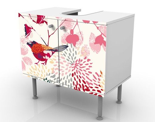 Wash basin cabinet design - Fancy Birds