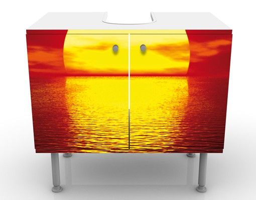 Wash basin cabinet design - Fantastic Sunset