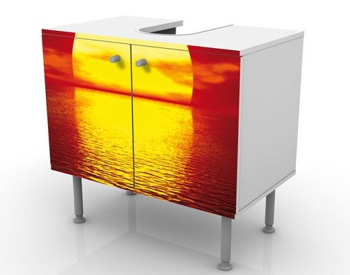 Wash basin cabinet design - Fantastic Sunset