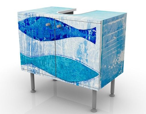 Wash basin cabinet design - Fish In The Blue