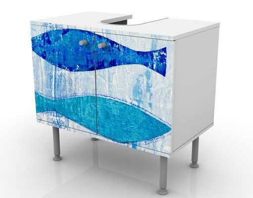 Wash basin cabinet design - Fish In The Blue